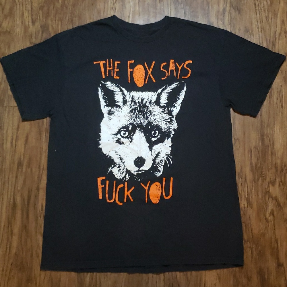 Spencer's The Fox Says F You Large T-Shirt